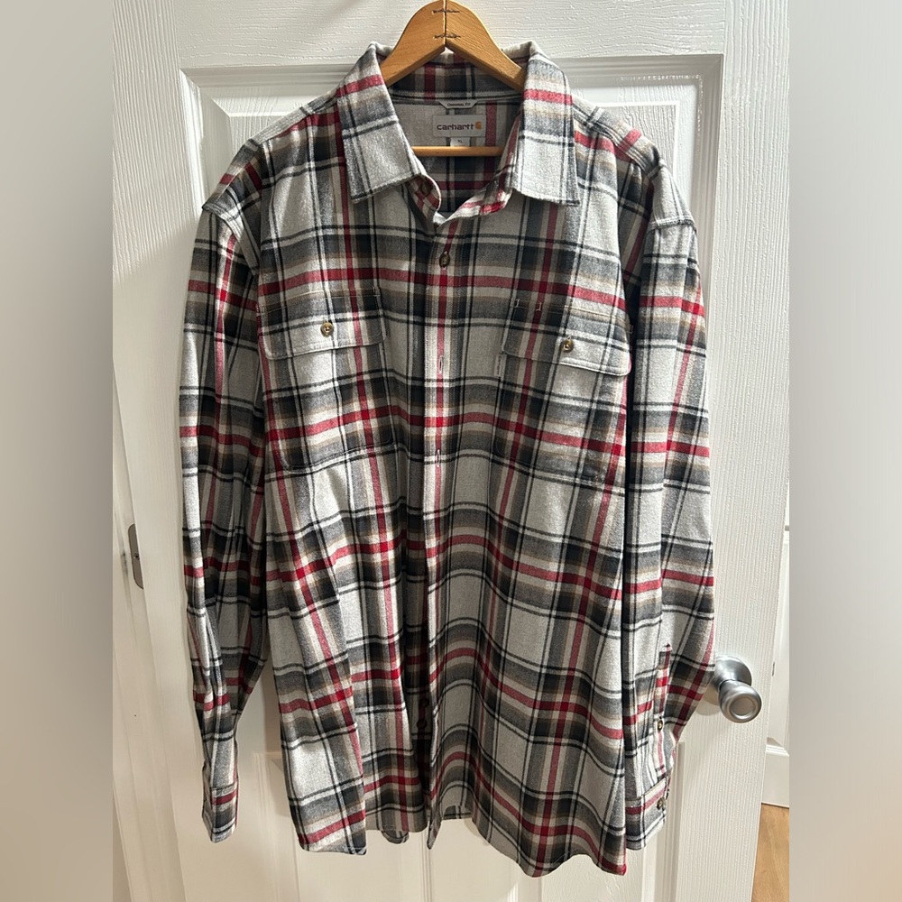 Carhartt Men’s Flannel Shirt Jacket Size XL